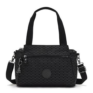 Bolsa De Hombro Kipling Elysia Printed Negros | MX 1407XY